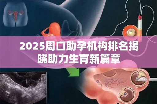 2025周口助孕机构排名揭晓助力生育新篇章