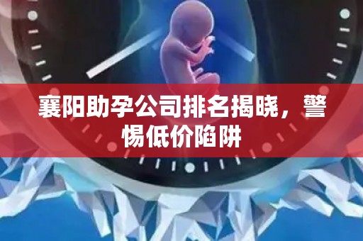 襄阳助孕公司排名揭晓，警惕低价陷阱
