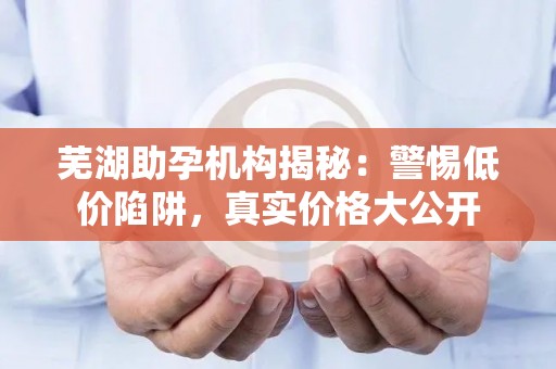 芜湖助孕机构揭秘：警惕低价陷阱，真实价格大公开