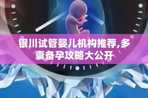 银川试管婴儿机构推荐,多囊备孕攻略大公开