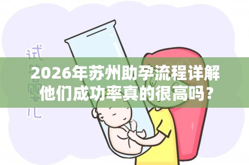 2026年苏州助孕流程详解 他们成功率真的很高吗？