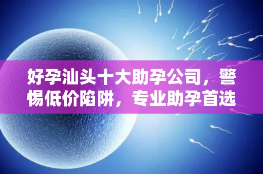 好孕汕头十大助孕公司，警惕低价陷阱，专业助孕首选