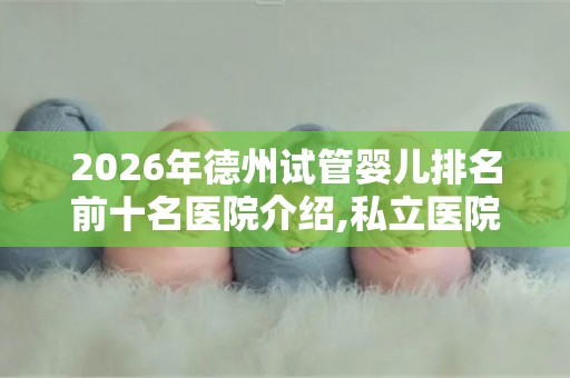 2026年德州试管婴儿排名前十名医院介绍,私立医院做试管多少钱
