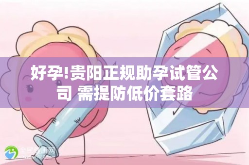 好孕!贵阳正规助孕试管公司 需提防低价套路