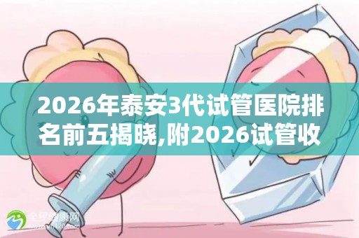2026年泰安3代试管医院排名前五揭晓,附2026试管收费价目表最新
