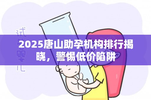 2025唐山助孕机构排行揭晓，警惕低价陷阱