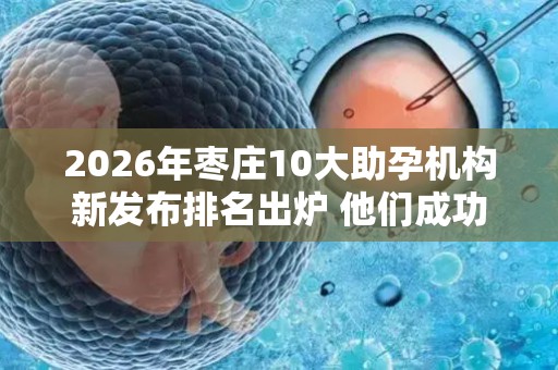 2026年枣庄10大助孕机构新发布排名出炉 他们成功率真的很高吗？
