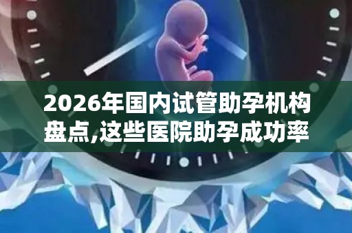 2026年国内试管助孕机构盘点,这些医院助孕成功率领先!