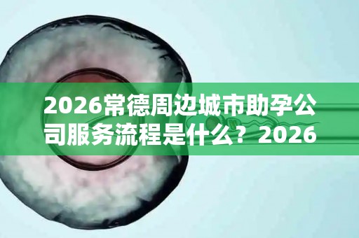 2026常德周边城市助孕公司服务流程是什么？2026年哪家助孕机构口碑好值得考虑？