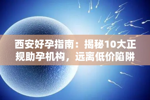 西安好孕指南：揭秘10大正规助孕机构，远离低价陷阱