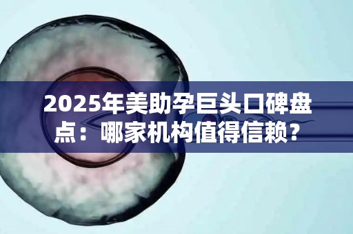 2025年美助孕巨头口碑盘点：哪家机构值得信赖？