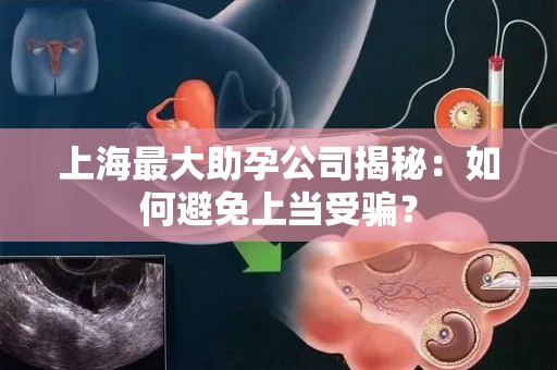 上海最大助孕公司揭秘：如何避免上当受骗？