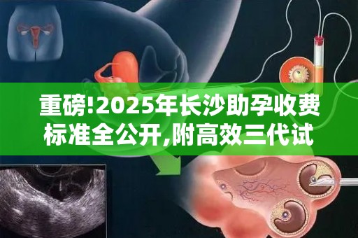 重磅!2025年长沙助孕收费标准全公开,附高效三代试管机构指南!
