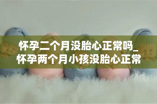 怀孕二个月没胎心正常吗_怀孕两个月小孩没胎心正常吗_试管文章