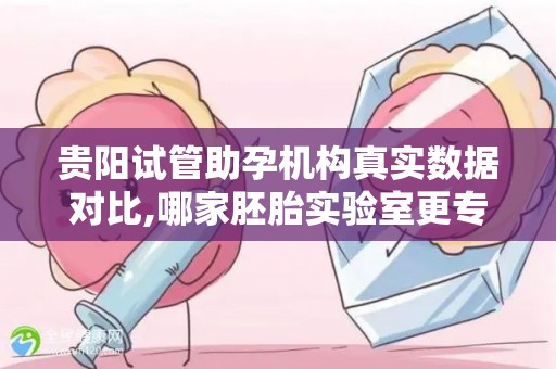 贵阳试管助孕机构真实数据对比,哪家胚胎实验室更专业