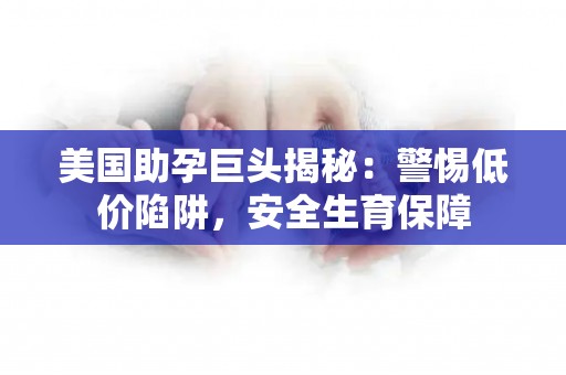 美国助孕巨头揭秘：警惕低价陷阱，安全生育保障
