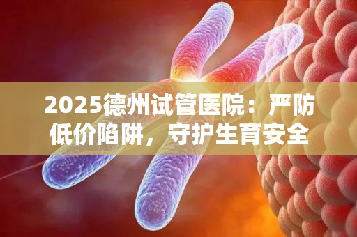 2025德州试管医院：严防低价陷阱，守护生育安全