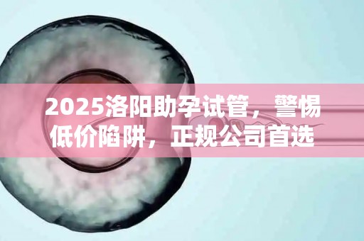 2025洛阳助孕试管，警惕低价陷阱，正规公司首选