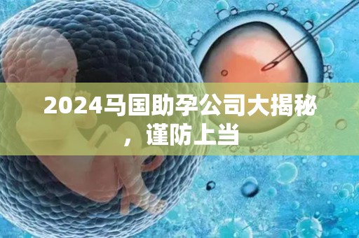 2024马国助孕公司大揭秘，谨防上当