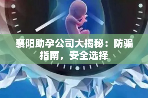 襄阳助孕公司大揭秘：防骗指南，安全选择