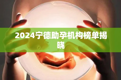 2024宁德助孕机构榜单揭晓