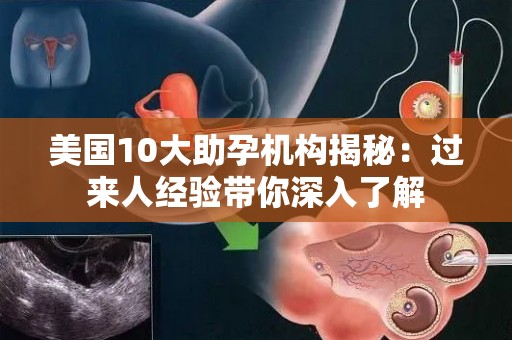 美国10大助孕机构揭秘：过来人经验带你深入了解