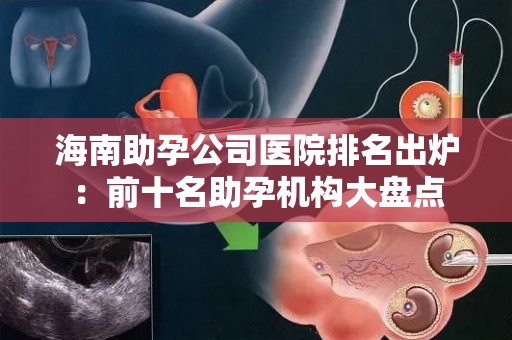 海南助孕公司医院排名出炉：前十名助孕机构大盘点