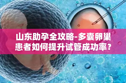 山东助孕全攻略-多囊卵巢患者如何提升试管成功率？