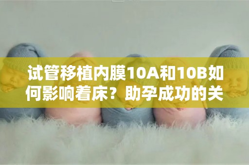 试管移植内膜10A和10B如何影响着床？助孕成功的关键细节分析!