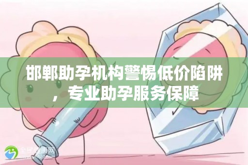 邯郸助孕机构警惕低价陷阱，专业助孕服务保障