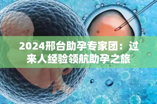 2024邢台助孕专家团：过来人经验领航助孕之旅