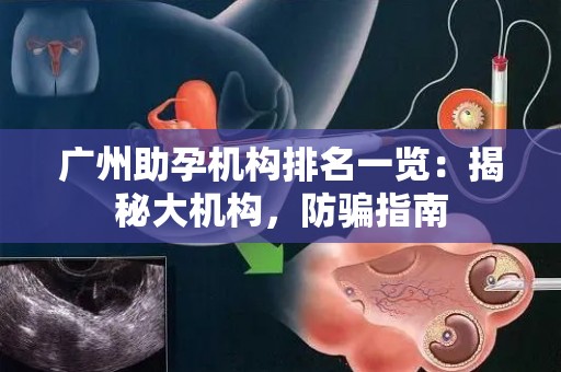广州助孕机构排名一览：揭秘大机构，防骗指南