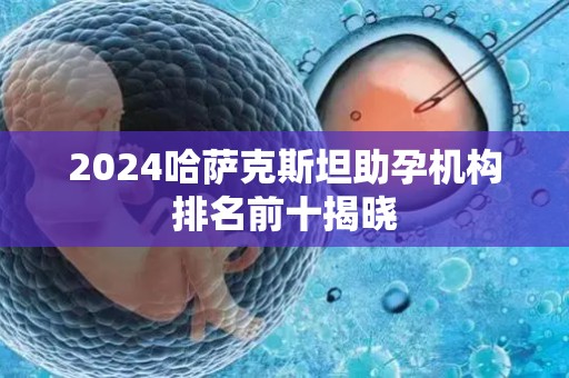 2024哈萨克斯坦助孕机构排名前十揭晓