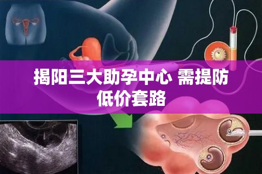 揭阳三大助孕中心 需提防低价套路