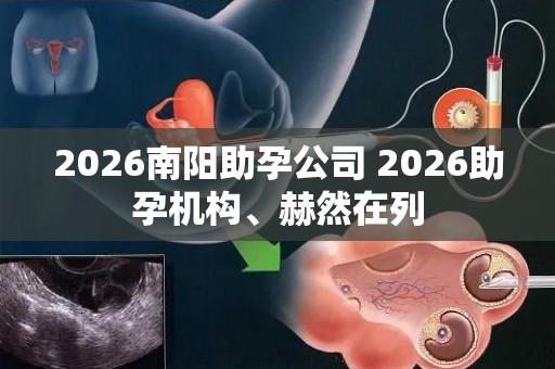 2026南阳助孕公司 2026助孕机构、赫然在列