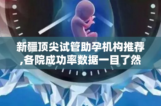 新疆顶尖试管助孕机构推荐,各院成功率数据一目了然