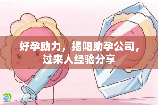 好孕助力，揭阳助孕公司，过来人经验分享