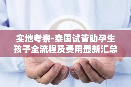 实地考察-泰国试管助孕生孩子全流程及费用最新汇总!