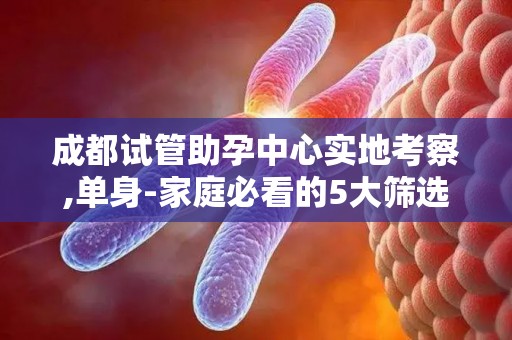 成都试管助孕中心实地考察,单身-家庭必看的5大筛选标准!