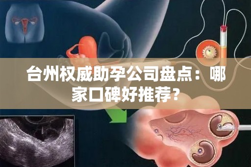 台州权威助孕公司盘点：哪家口碑好推荐？