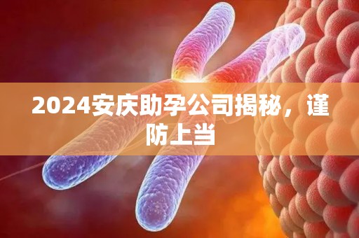 2024安庆助孕公司揭秘，谨防上当