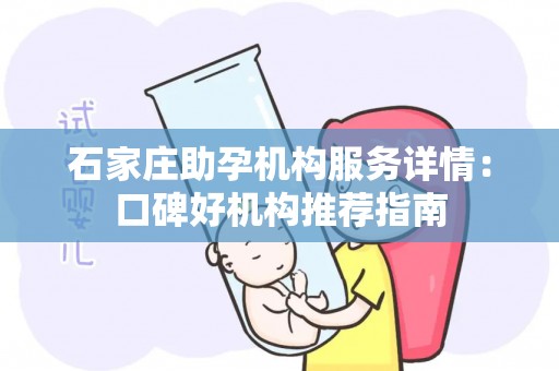 石家庄助孕机构服务详情：口碑好机构推荐指南