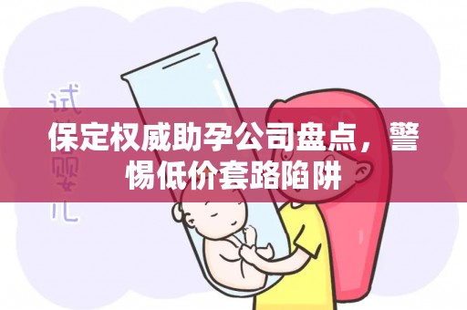 保定权威助孕公司盘点，警惕低价套路陷阱