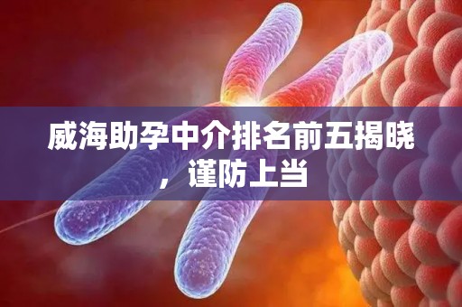 威海助孕中介排名前五揭晓，谨防上当
