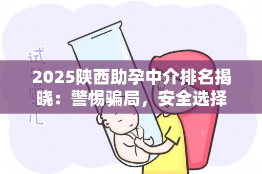 2025陕西助孕中介排名揭晓：警惕骗局，安全选择