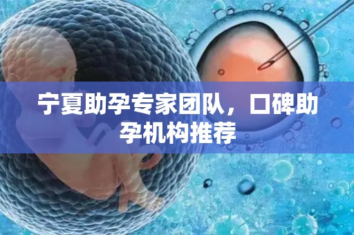 宁夏助孕专家团队，口碑助孕机构推荐