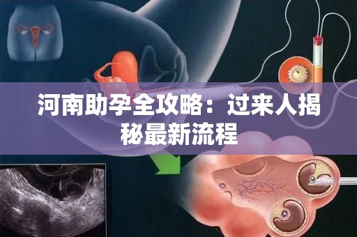 河南助孕全攻略：过来人揭秘最新流程