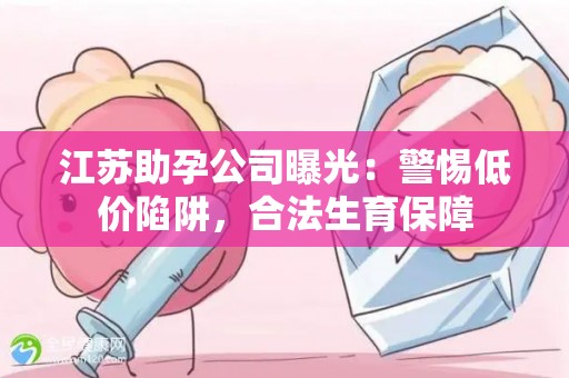 江苏助孕公司曝光：警惕低价陷阱，合法生育保障