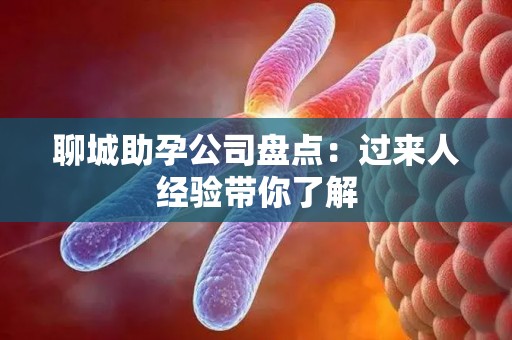 聊城助孕公司盘点：过来人经验带你了解