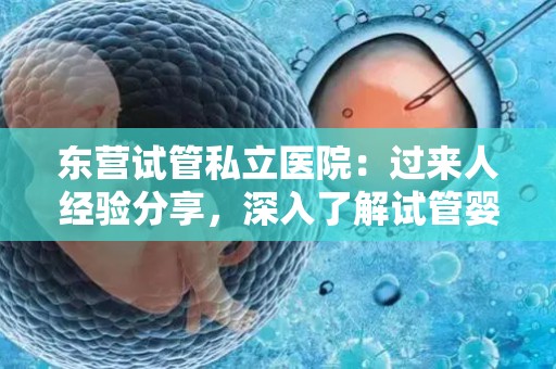 东营试管私立医院：过来人经验分享，深入了解试管婴儿之路